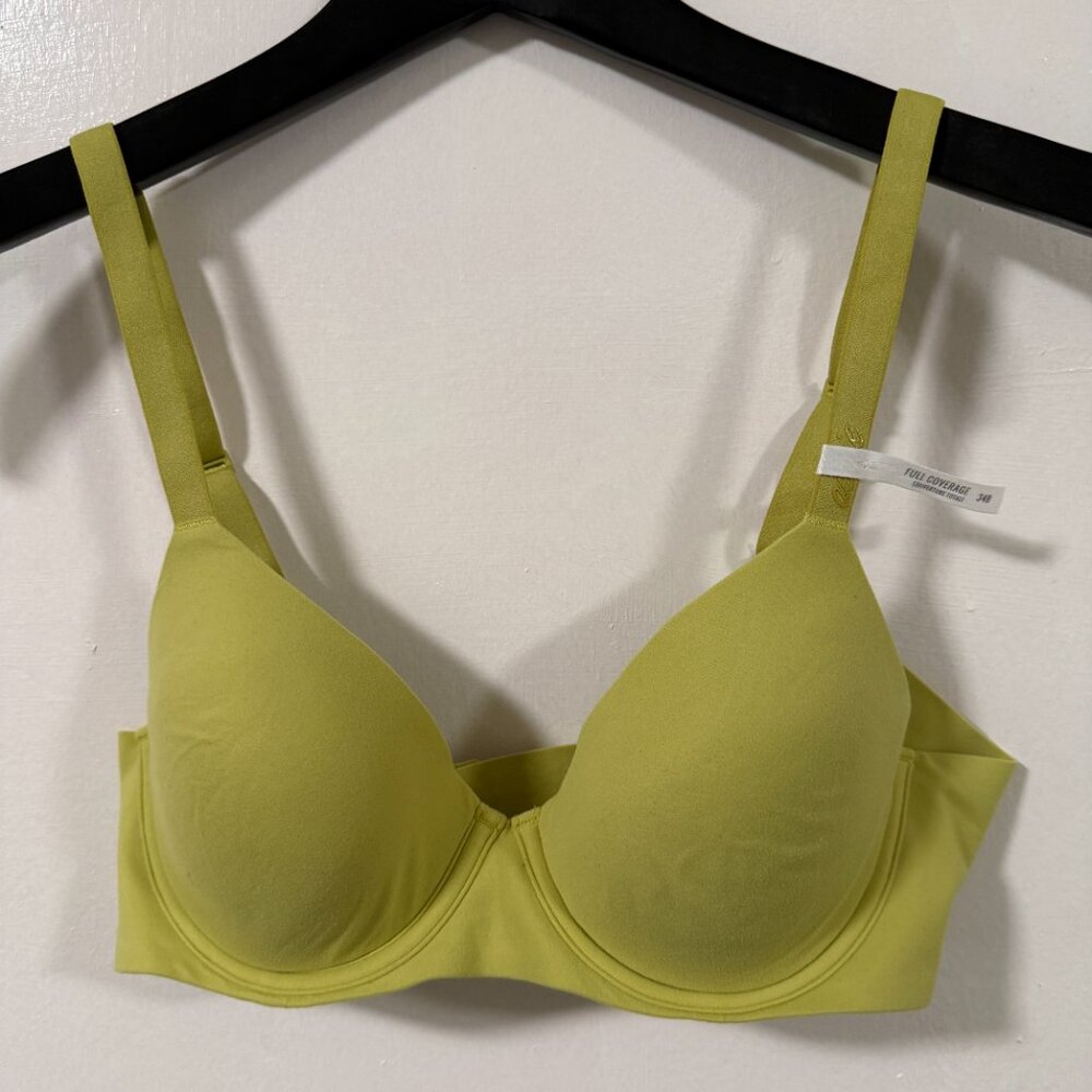 Aerie Light Green Real Free Full Coverage Underwire Lined T-Shirt Bra Size 34B